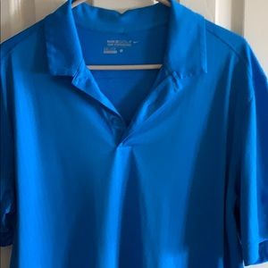 Nike DRI-FIT golf polo. Blue
